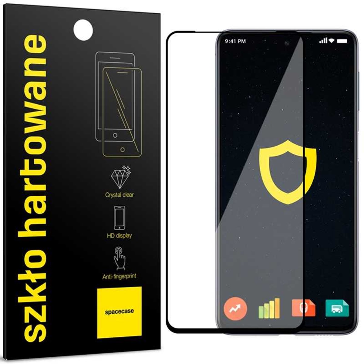 Spacecase 5D Gehard Glas Voor Samsung Galaxy M53 Schermbescherming