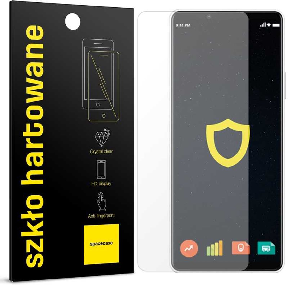 Spacecase Gehard Glas 2.5D Voor Sony Xperia 10 Iv Schermbescherming