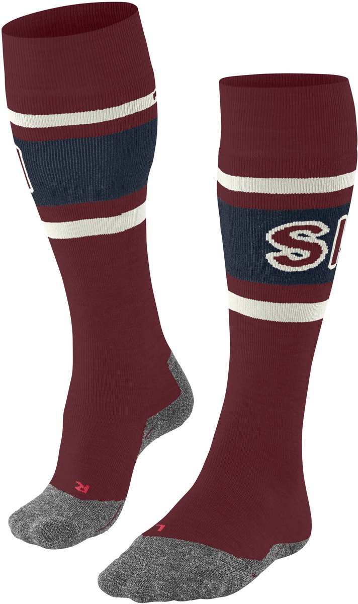 FALKE SK2 Intermediate warm dik Wol Functioneel Materiaal skisokken dames Rood