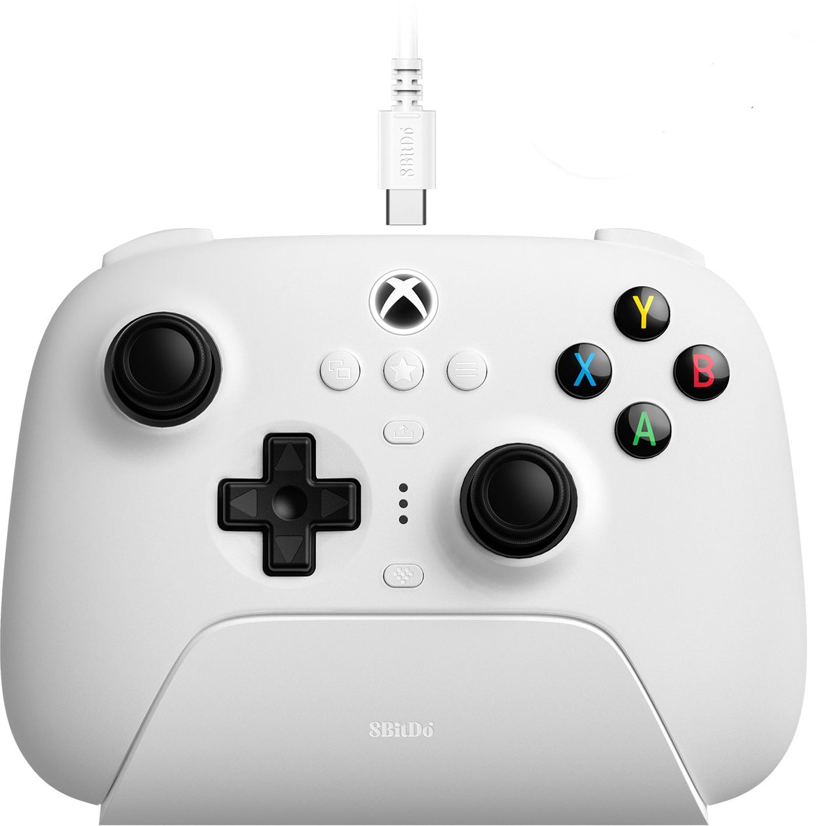 8Bitdo Ultimate 3-mode Wit Bluetooth/USB Gamepad Analoog/digitaal Android, Xbox, iOS