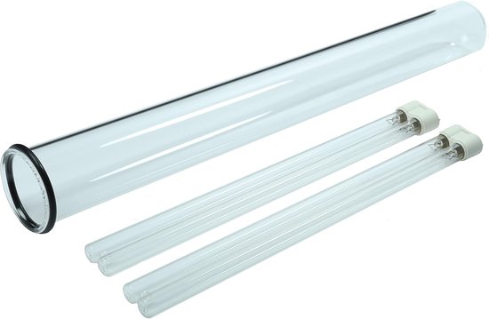UVC Reservelamp 55 Watt Set met Kwartsglas voor Oase Bitron 110C ...
