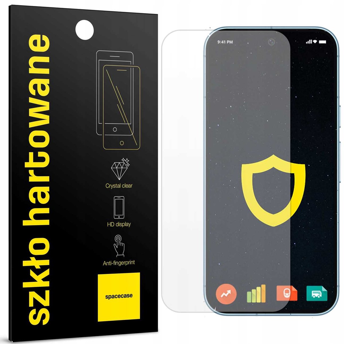 Spacecase Gehard Glas 2.5D Voor Google Pixel 9 Pro Xl Beschermende