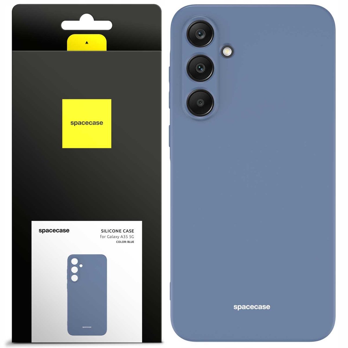 Spacecase Case Cover Voor Samsung Galaxy A35 5G Blauw