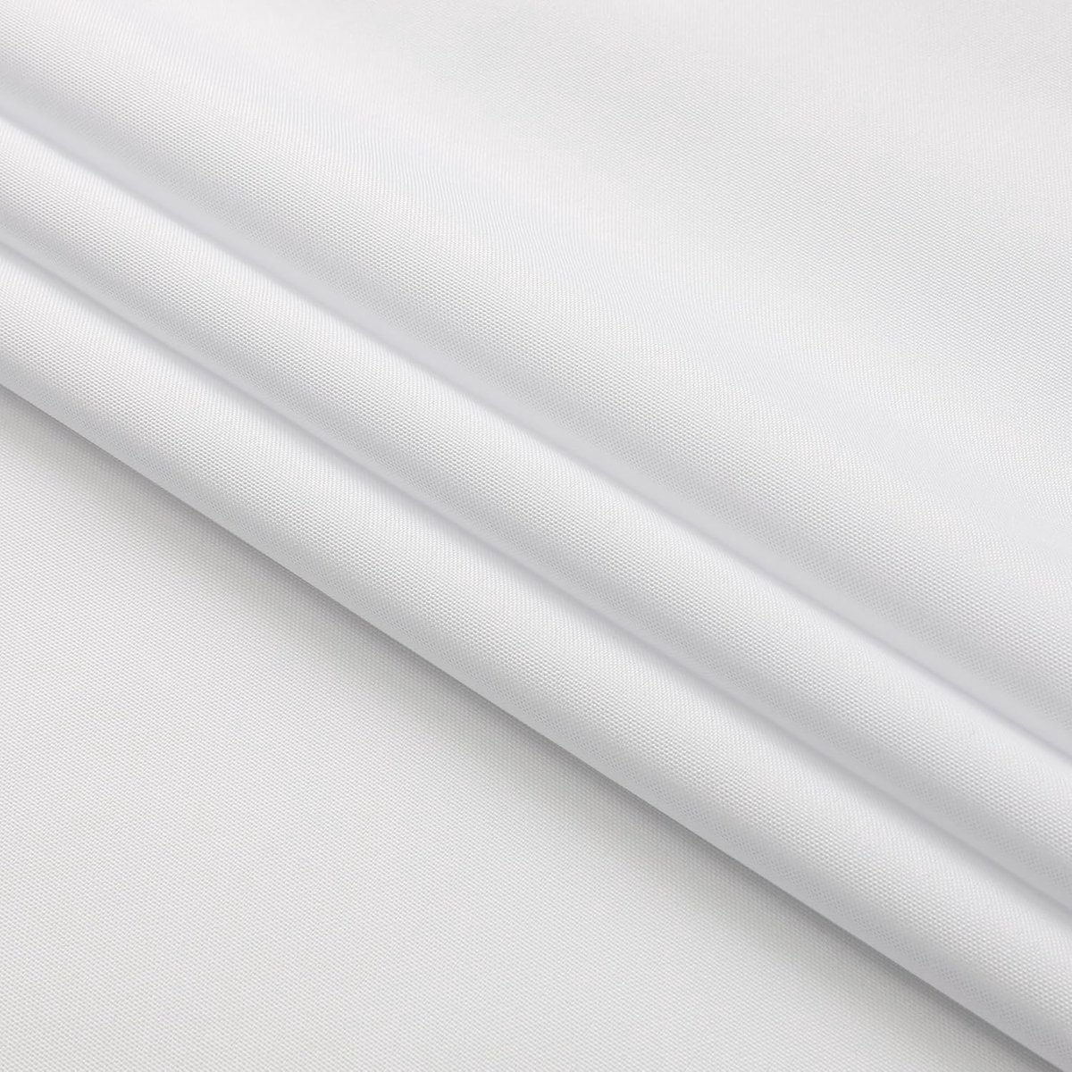 Elegante Witte Ronde Tafelkleed 140 cm - Onderhoudsvriendelijke Polyester