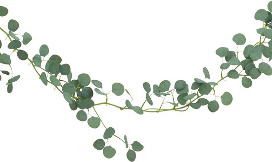 Kunstslingers, eucalyptus, 2 stuks, 1,8 m, groene bladeren
