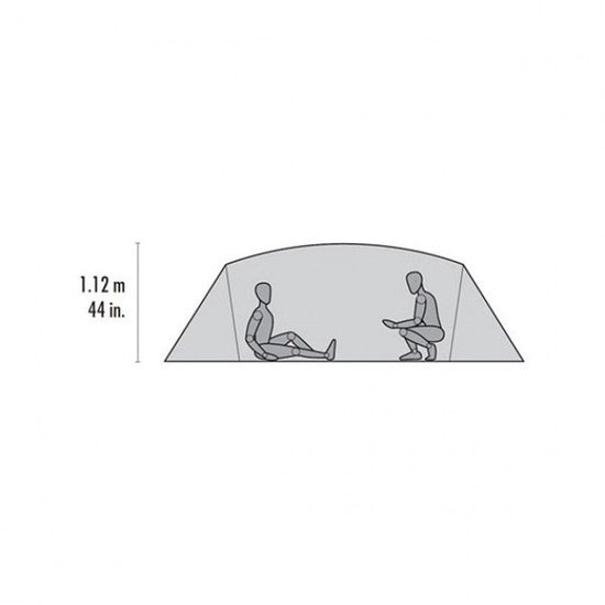 MSR Mutha Hubba NX V2 Tunneltent - 3 persoons - Groen - 2019 van MSR — afbeelding 4