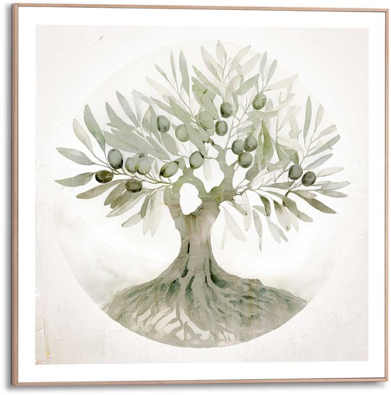 Reinders Schilderij Tree of Life - 50x50cm - Hout - REINDERS