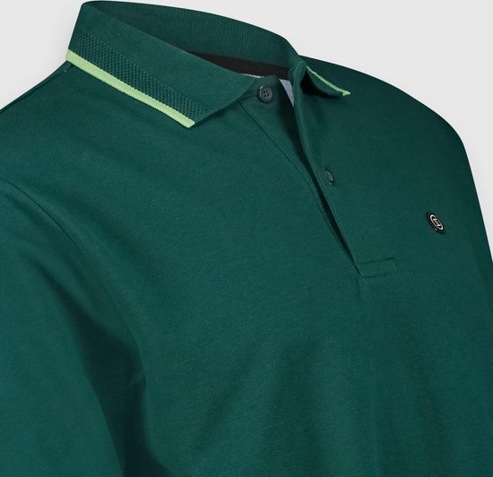 Twinlife Heren Basic - Polo's - Lichtgewicht - Elastisch - Sterk - Groen - 3XL