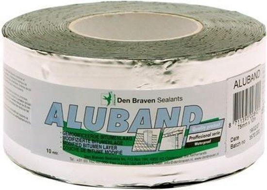 Zwaluw Aluband 50mm 10mtr - zelfklevende afdichtingstape