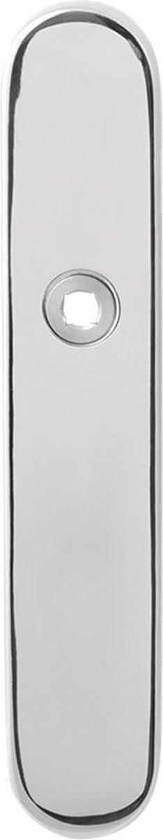 GPF1100.60 langschild 218x40x8,5mm WC55/8 afgerond normale knop RVS gepolijst