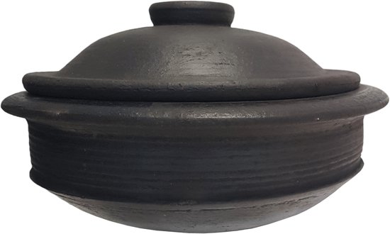 SSB Japanse Donabe keramische hete pot braadpan, ronde aardewerk klei