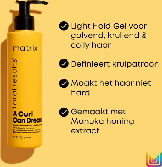 Matrix A Curl Can Dream Gel Voor krullen en kroeshaar 200 ml