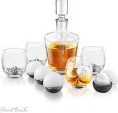Final Touch - Whiskey Decanter en On The Rock glazen Set - whiskey karaf met glazen