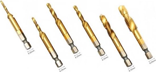 Milwaukee Countersink Set HSS Co - 6 Pc Verzinkboren Set HSS-Co  6 Pc Verzinkboren Set Hss Co 6 Delig 4932493575