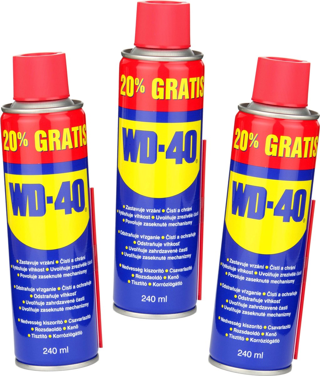 Goedkoopste WD-40 240ml siliconenvrije olie in een spuitbus, wd40