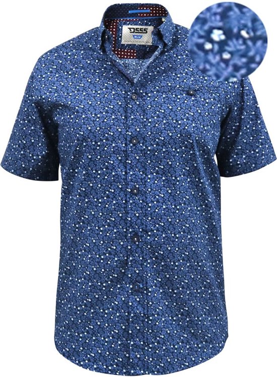 Duke 555 Tristain Overhemd Blauw Plussize