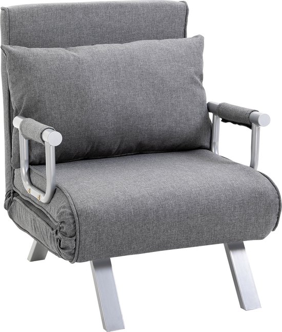 HOMCOM Schlafsofa 3 in 1 Sofa, Sessel oder Liege 833-040V01