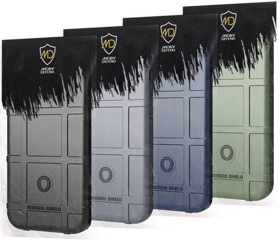 Coque Motorola Moto G53 - Coque en Shield TPU robuste - Blauw - Coque pour téléphone portable - Coque compatible avec : Motorola Moto G53