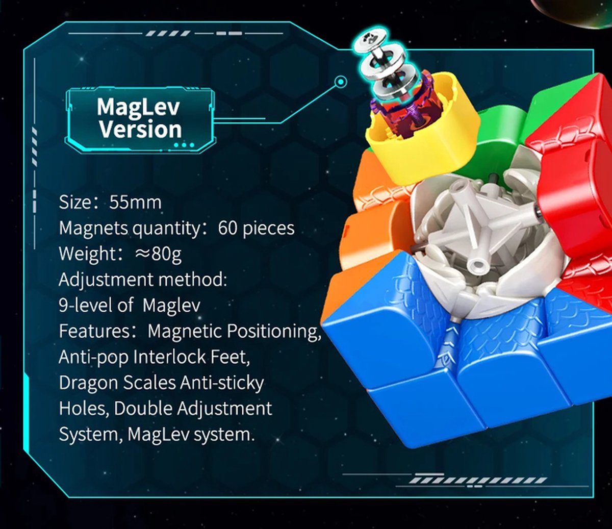 MoYu HuaMeng YS3M 3x3 Maglev