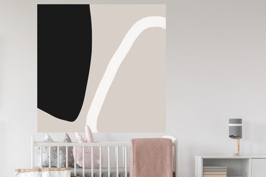 Stickers Stickers muraux - Pastel - Minimalisme - Formes - 120x120 cm - Feuille adhésive XXL