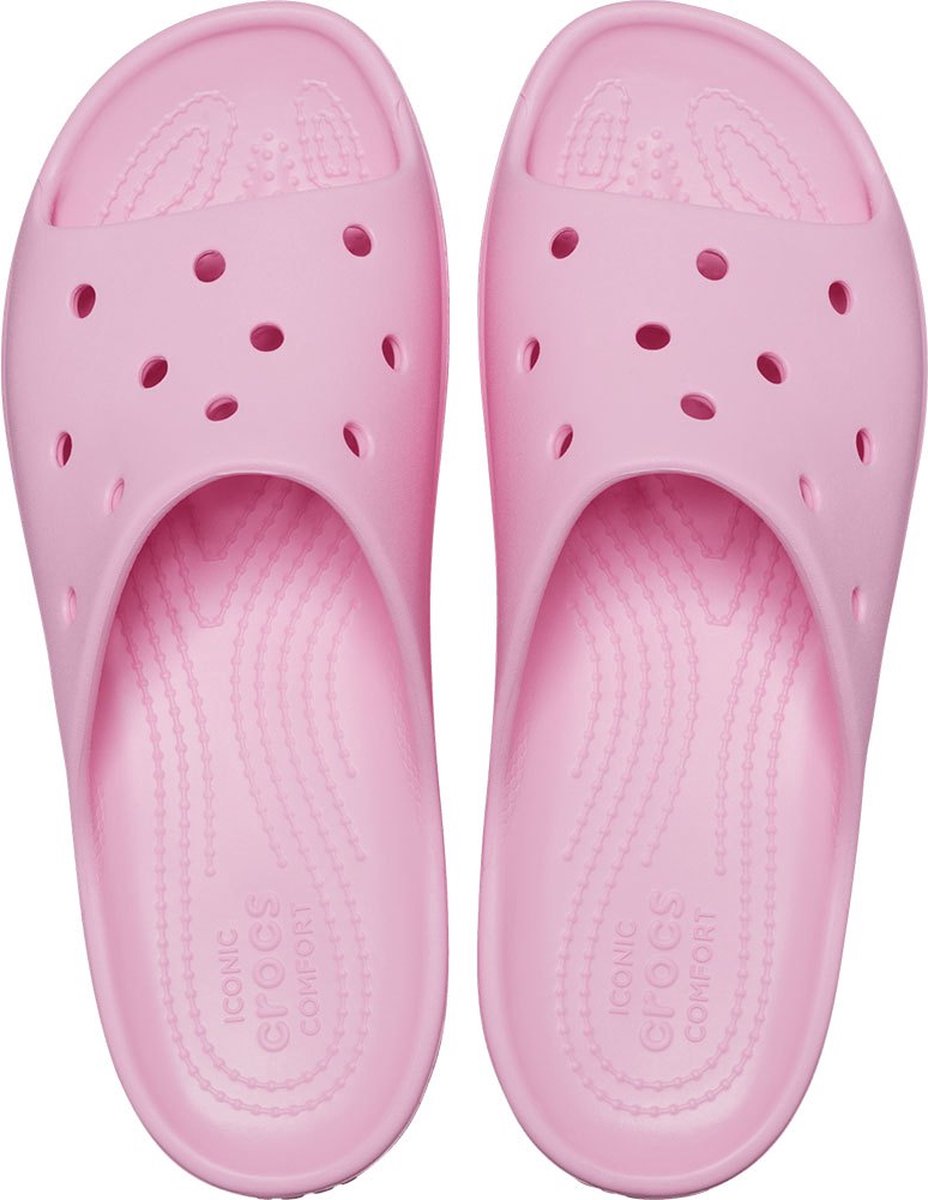 CROCS Classic Platform Slides - Flamingo - Dames - EU 39/40