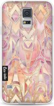 Casetastic Samsung Galaxy S5 / Galaxy S5 Plus / Galaxy S5 Neo Hoesje - Softcover Hoesje met Design - Coral and Amethyst Art Print