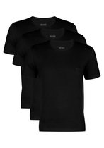 Actie 3-pack: Hugo Boss T-shirts Regular Fit - O-hals - zwart -  Maat XL