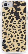 Casetastic Design Hoesje voor Apple iPhone 7 / iPhone 8 / iPhone SE (2020) - Hard Case - Leopard Print Sand Print