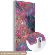 Peinture sur Verre - Marbre - Peinture - Formes - 60x120 cm - Peintures sur Verre Acrylique - Photo sur Glas