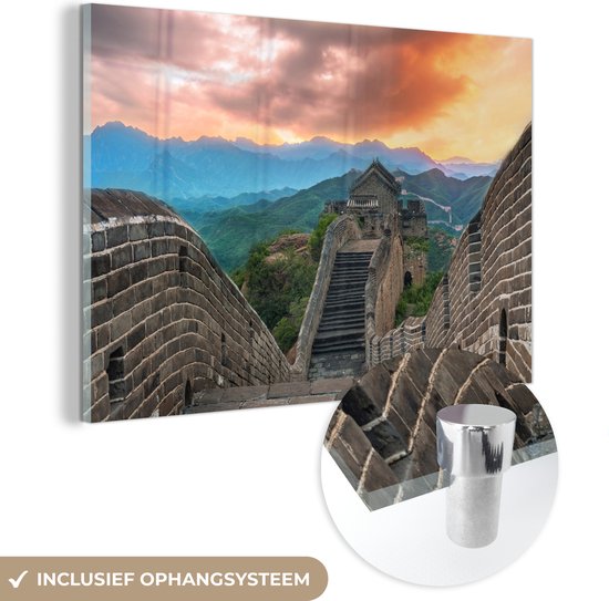 Plexiglas Chinese Muur wanddecoratie