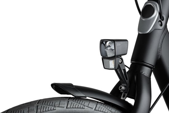 AXA Nxt 30 E‑bike Koplamp - LED Fietsverlichting - 30 Lux - 6–48 V Aansluiting - 50 m Lichtbundel - 3.000 m Zichtbaarheid - Voorvork of Stuurbeugel - Geïntegreerde Reflector — afbeelding 4