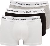 Calvin Klein Boxershorts - Heren - 3-pack - Grijs/Wit/Zwart - Maat S