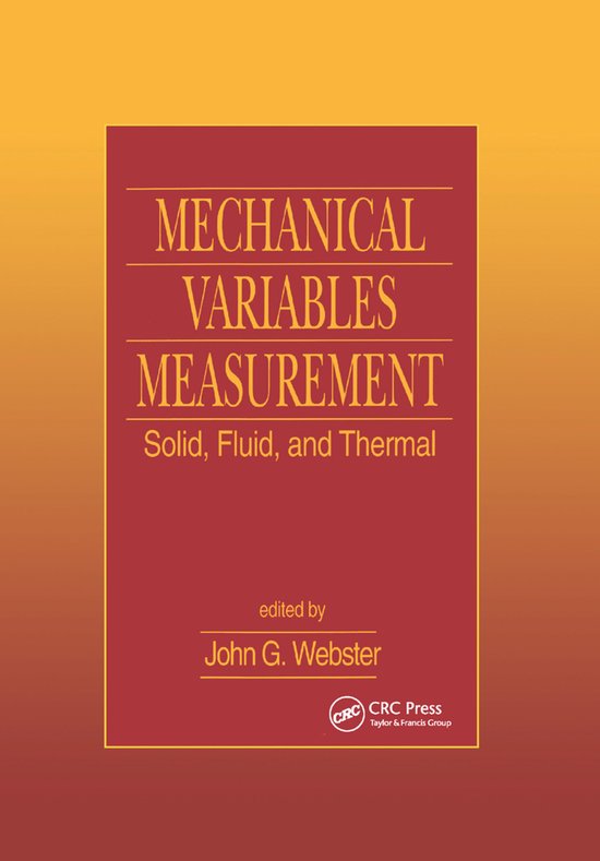 Mechanical Variables Measurement - Solid, Fluid, and Thermal - cover