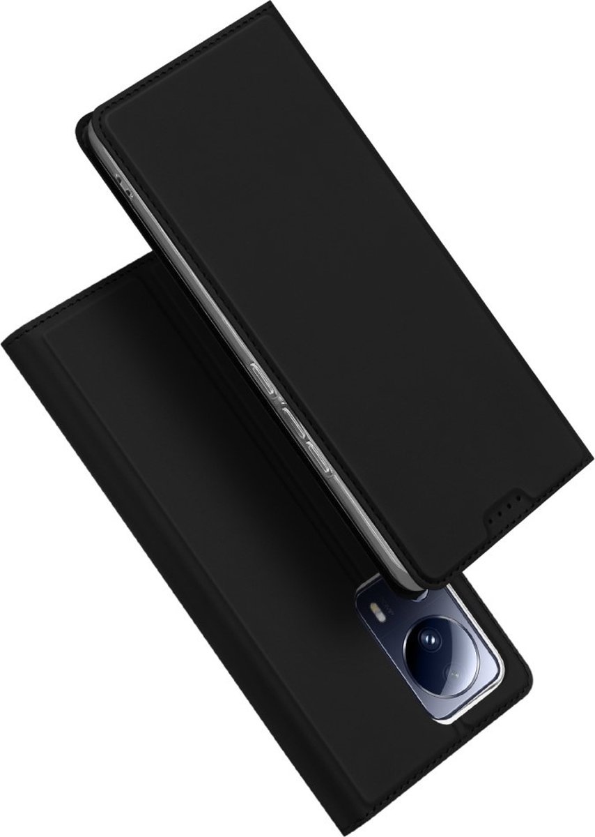 Dux Ducis - Geschikt voor Xiaomi 13 Lite - Slim bookcase hoesje - Zwart