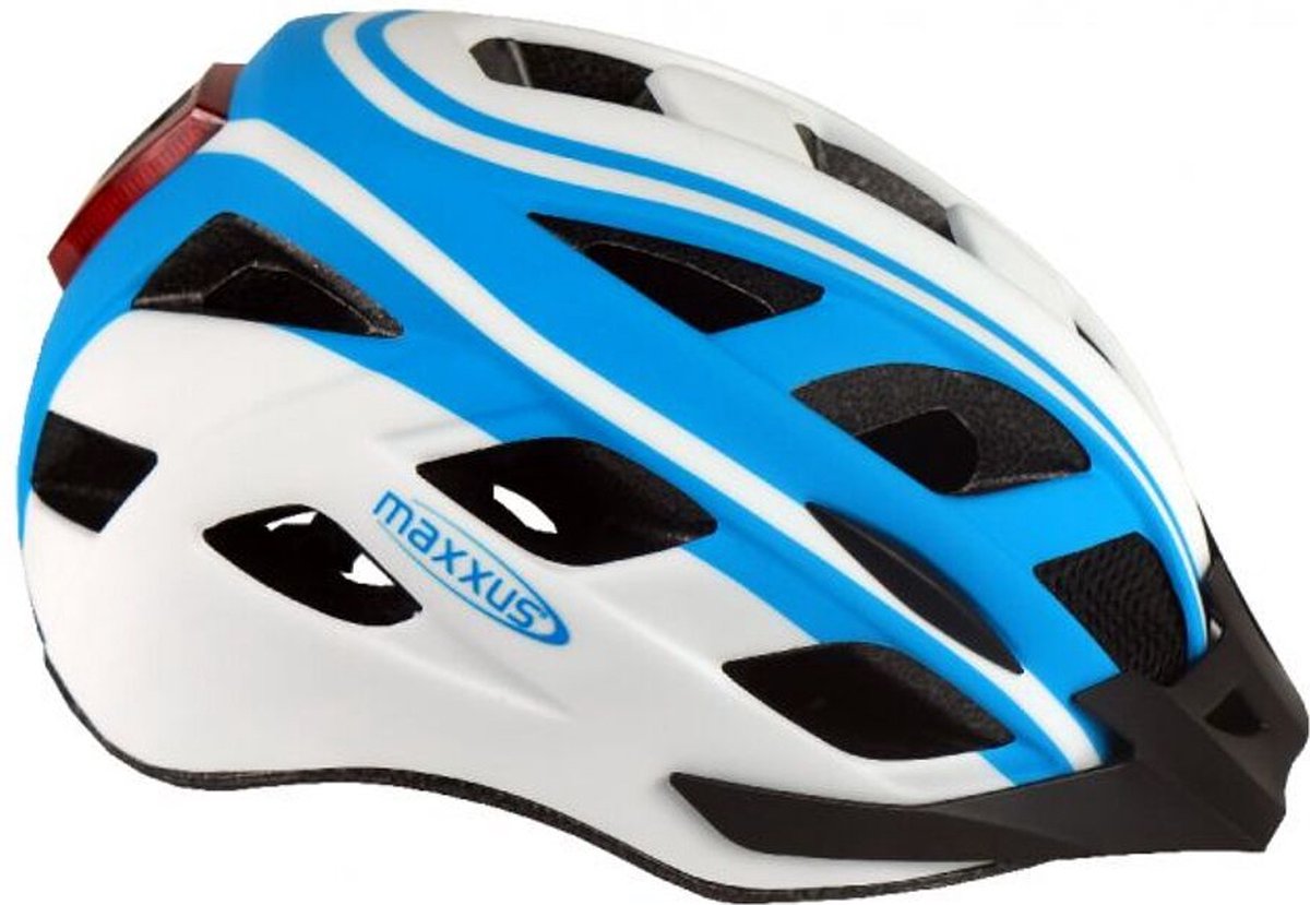 Helm Urban Light Wit/blauw | Maat: 58-61