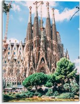 Acrylglas - Sagrada Familia in Barcelona, Spanje - 30x40 cm Foto op Acrylglas (Met Ophangsysteem)