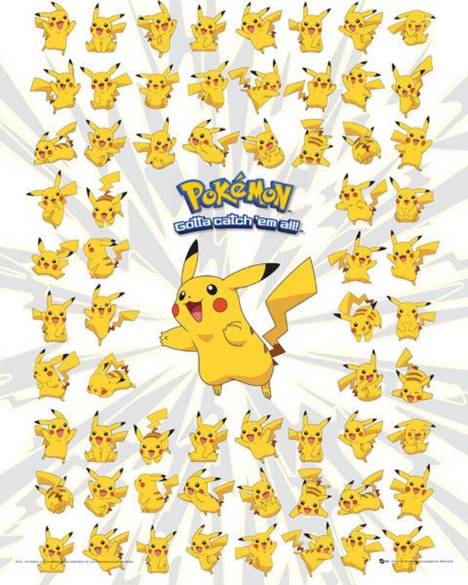 GB eye Pokemon - Eevee Evolution Poster - 91.5x61cm: Posters & Prints 