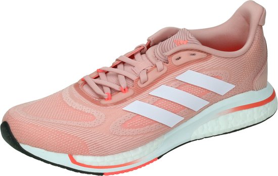 adidas Supernove Plus Dames - Sportschoenen - Hardlopen - Weg - roze/wit