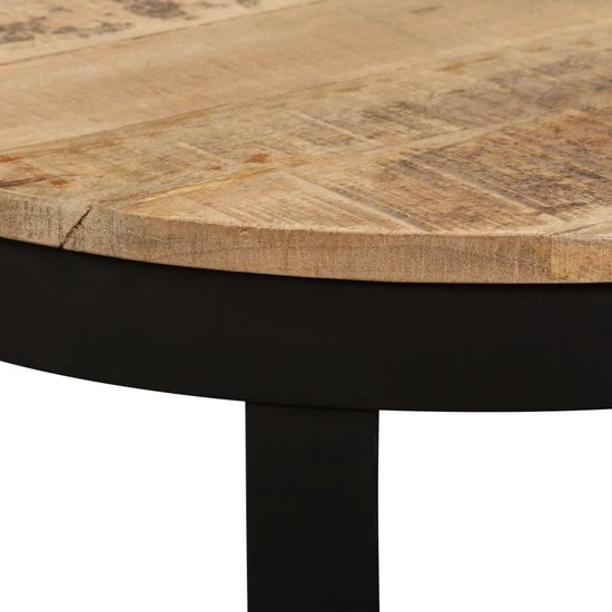 vidaXL Bijzettafel 40x30x50 cm massief ruw mangohout