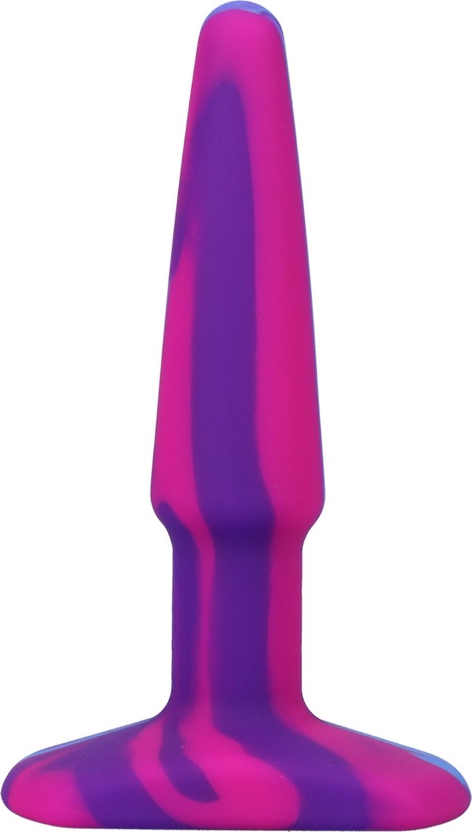 Doc Johnson Groovy - Silicone Anal Plug - 4'' / 10 Cm - Berry