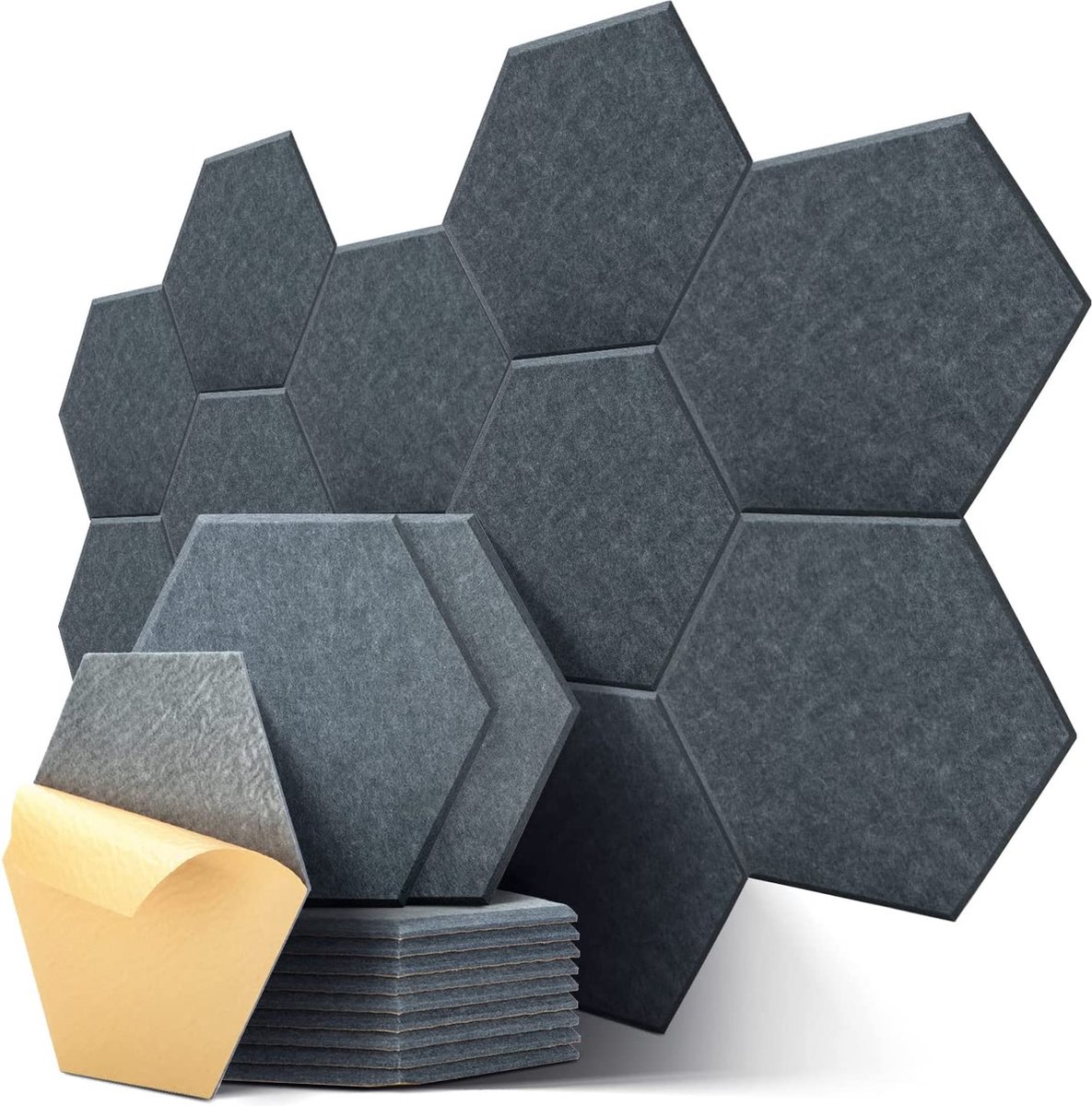 Akoestische Hexagon Paneel Eiken - Design