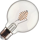Bailey Metal Spiral | LED Globelamp | Grote fitting E27 Dimbaar | 5,5W (vervangt 55W)