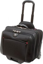 Wenger potomac laptop trolley - met draaggreep - laptop koffer met wieltjes - polyester - zwart