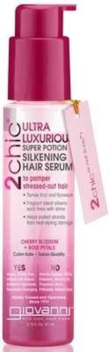 GC - 2chic® Ultra-Luxurious Super Potion Silkening Hair Serum with Cherry Blossom & Rose Petals 81 ml