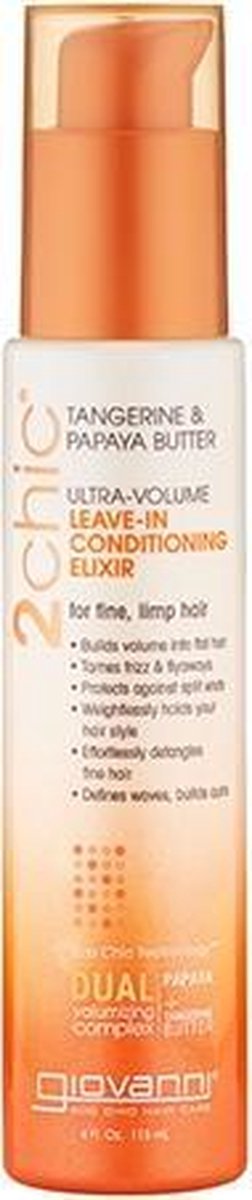 Giovanni 2chic - Ultra-Volume Leave-In Conditioning & Styling Elixir - 118 ml