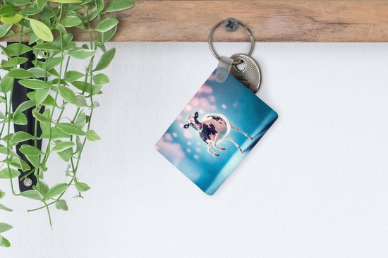 Porte-clés - Vache - Kroon - Ballet - Blauw - Rose - Enfants - Cadeaux à distribuer - Plastique