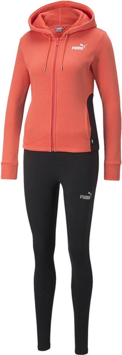 PUMA Metallic Fl Trainingspak Dames Salmon XS bol