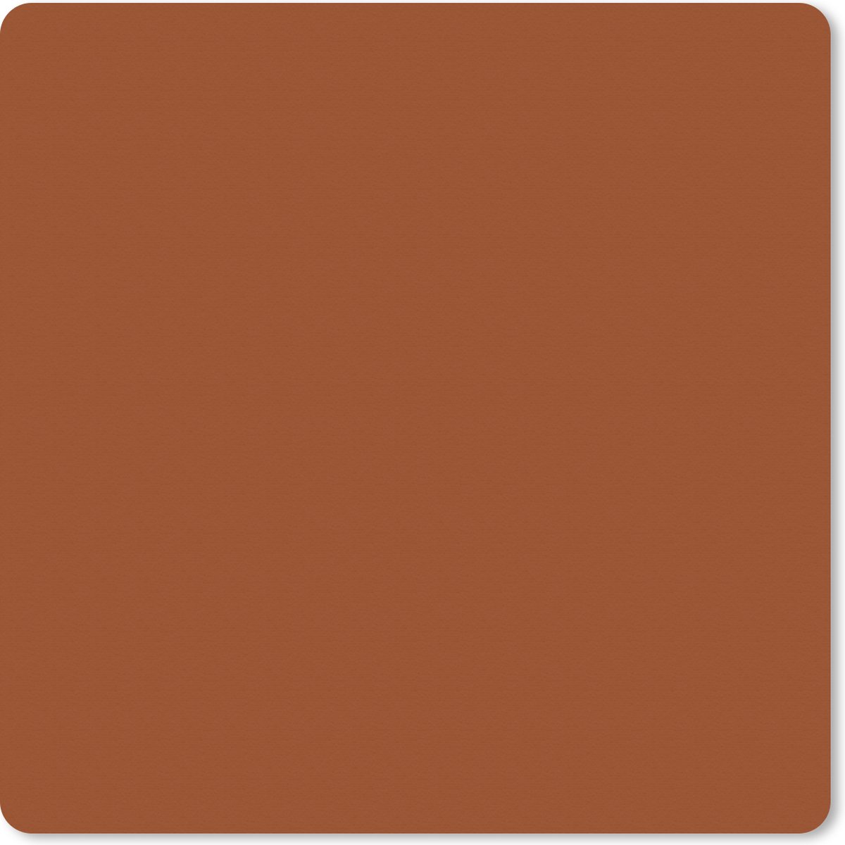 Gaming muismat - Bruin - Effen - Muismat xxl - 50x50 cm - Bureau accessoires - Bureaumat