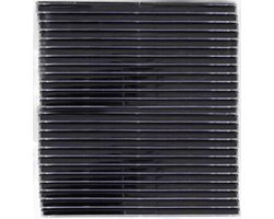 Hama CD box slim 25-pack transparant/zwart