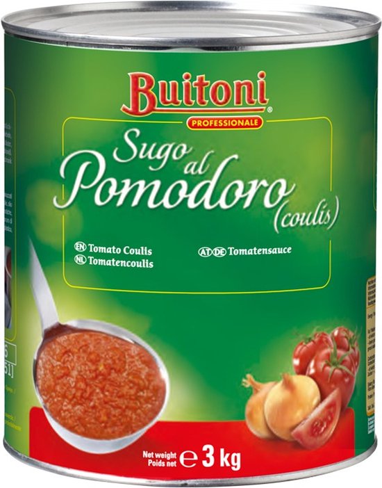 Buitoni Tomatencoulis sugo al pomodoro - Blik 3 kilo | bol